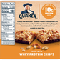 Quaker Protein Granola Bars, Peanut Butter & Chocolate, 10g Protein