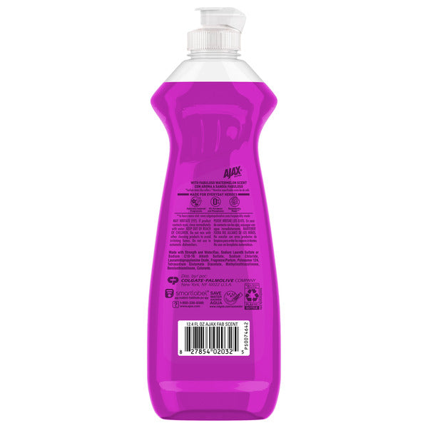 Ajax Ultra Liquid Dish Soap With Fabuloso Watermelon Scent