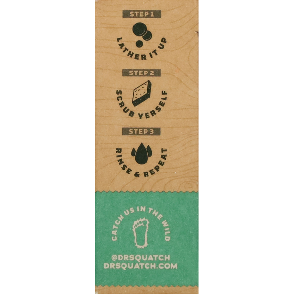 Dr. Squatch Light Grit Men's Natural Rainforest Rapids Soap