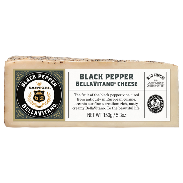 Sartori Cheese, Black Pepper