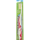Mouth Watchers Antimicrobial Adult Red Toothbrush with Flossing Bristles