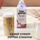 Too Good & Co. Sweet Cream Coffee Creamer, Flavored Creamer Made with Real Milk and Cream, Tastes Great in Iced Coffee and Cold Brew, 25.4 fl oz