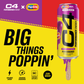 C4 Energy Performance Energy Drink, Carbonated, Grape Popsicle