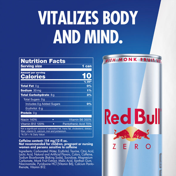 Red Bull Zero Sugar Energy Drink