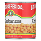 La Preferida Chick Peas (Garbanzos)