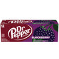 Dr Pepper Blackberry Soda, 12 fl oz cans, 12 pack