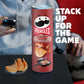 Pringles Smoky Bacon Potato Crisps Chips, Lunch Snacks, 5.5 oz