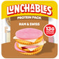Lunchables Ham & Swiss Cheese with Crackers Kids Lunch Snack Kit