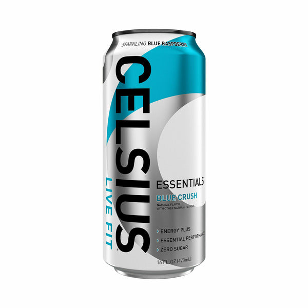 Celsius ESSENTIALS Sparkling Blue Crush, Energy Drink