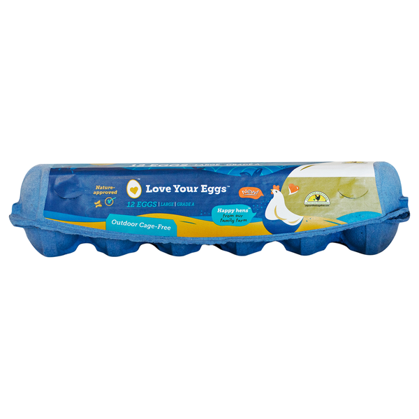 Love Your Eggs Outdoor Cage-Free Large Eggs