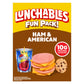 Lunchables Ham & American Cheese Cracker Stackers Kids Lunch Snack Meal Kit with Capri Sun