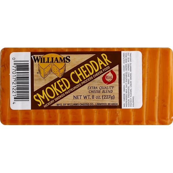 Williams Cheese Food, Pasteurized Process, Hickory Smoked