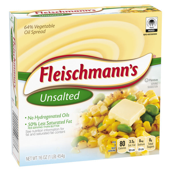 Fleischmann's Unsalted Vegetable Oil Spread Sticks