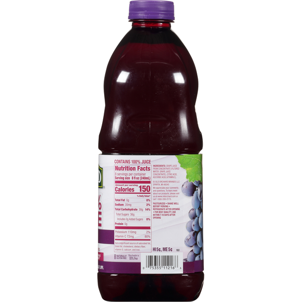 Old Orchard 100% Juice, Grape