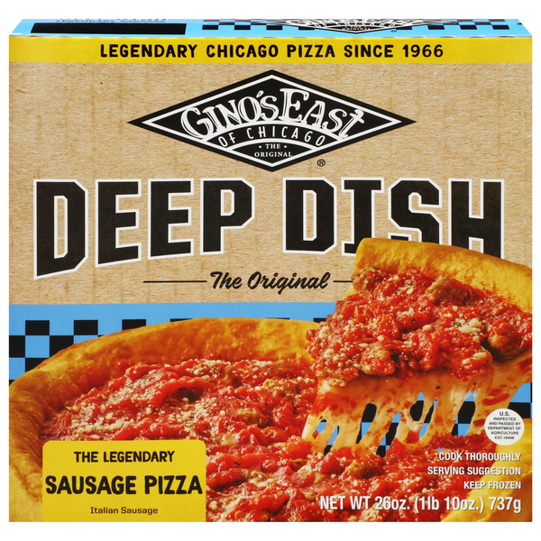 Gino's East Deep Dish Sausage Pizza