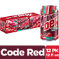 Mountain Dew Code Red Soda - Pack