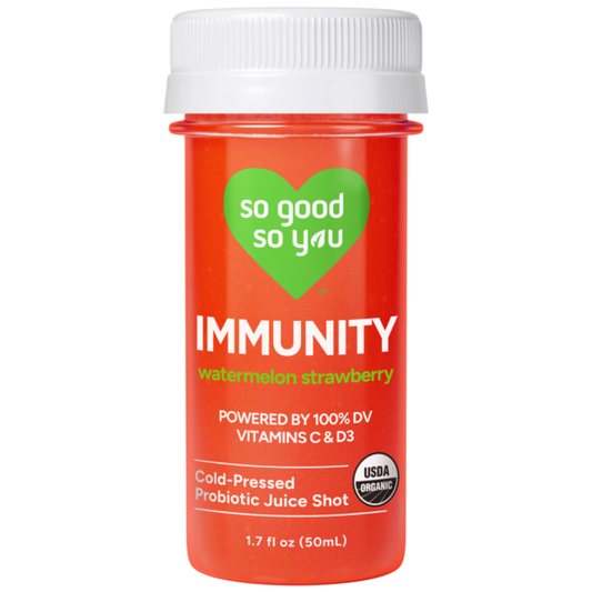 So Good So You Immunity, Watermelon Strawberry Probiotic Shot