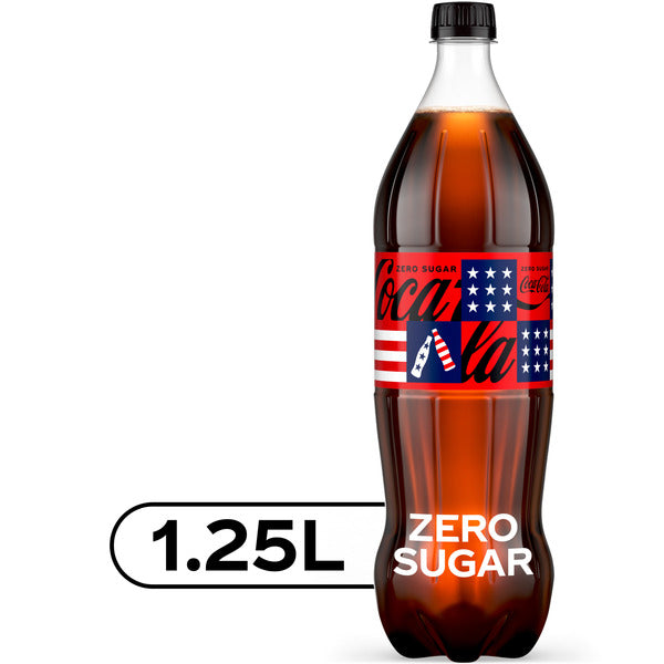 Coca Cola Zero Sugar Soda Bottle