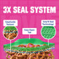 Ziploc Snack Bags with EasyGuide™ Texture, Grip ’n Seal Technology™