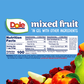 Dole Mixed Fruit, in Gel, Black Cherry