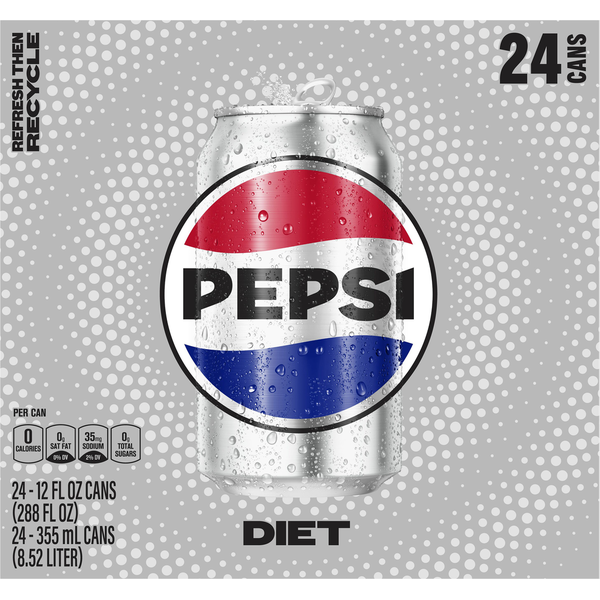 Pepsi Diet Cola Soda