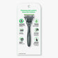 Schick Sensitive Razor, 1 Razor Handle with 3 Razor Refills