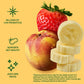 Activia Zero 0g Added Sugar Strawberry Banana & Peach Probiotic Nonfat Yogurt Cups, 4 oz, 12 Count