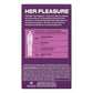 Trojan Her Pleasure Lubricated Latex Condoms