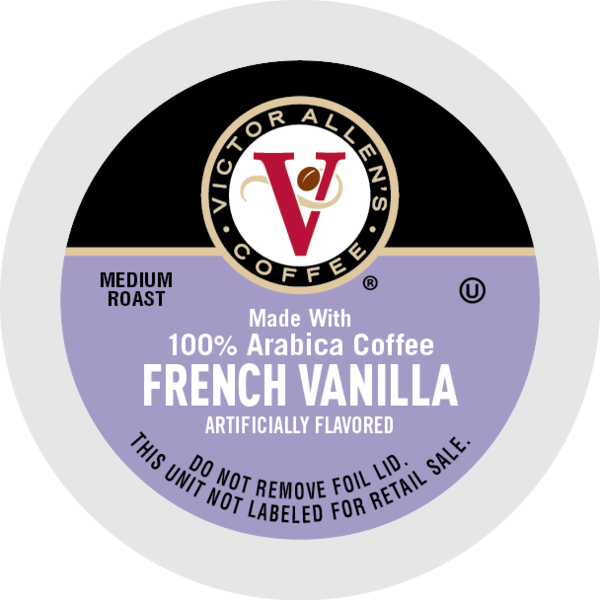Victor Allen's Coffee Flavored Medium Roast Arabica Coffee Single Serve Pods Each Pack Total