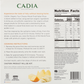 CADIA Italian Pizza, Four Cheese, Organic, Wood-Fired