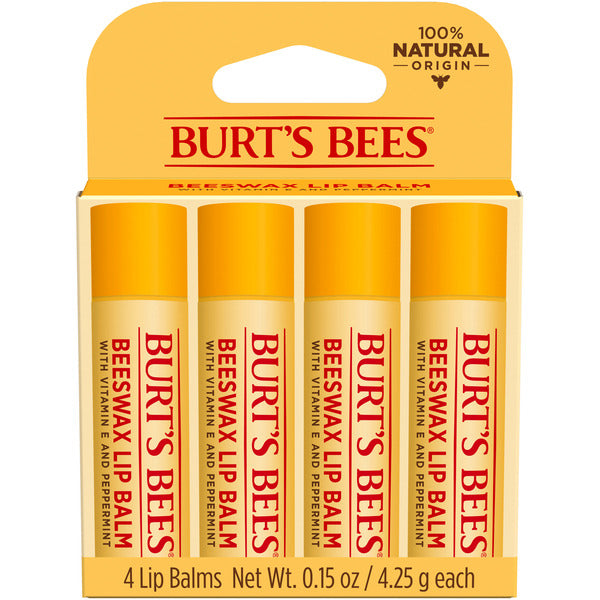 Burt's Bees 100% Natural Origin Moisturizing Lip Balm, Original Beeswax