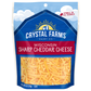 Crystal Farms Cheese, Sharp Cheddar, Wisconsin