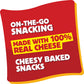 Cheez-It Snap'd Double Cheese Cracker Chips, Thin Crisps, 12 Packs