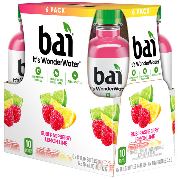 Bai Raspberry Lemon Lime, Antioxidant Infused Water Beverage