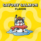 TEMPTATIONS Classic Crunchy and Soft Cat Treats Savory Salmon Flavor