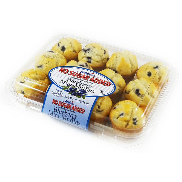 Ann Marie's Sugar Free, Blueberry Mini Muffins