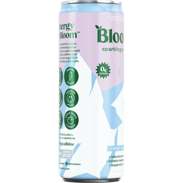 Bloom Sparkling Glacier Crush Energy Drink