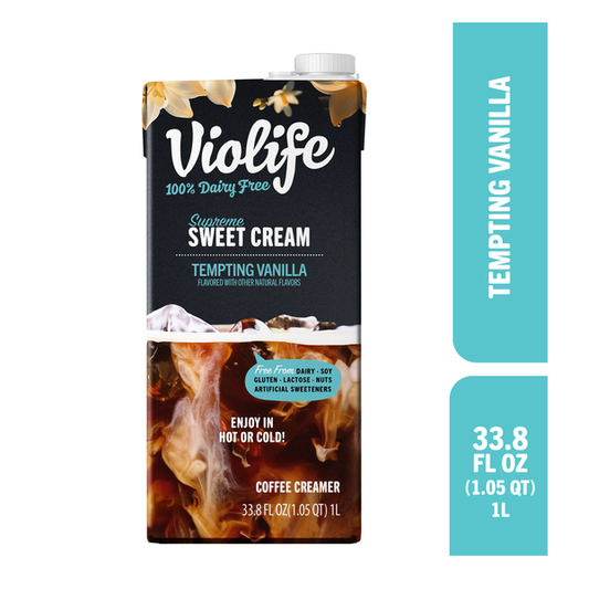 Violife Supreme Sweet Cream Vanilla Coffee Creamer, Dairy-Free