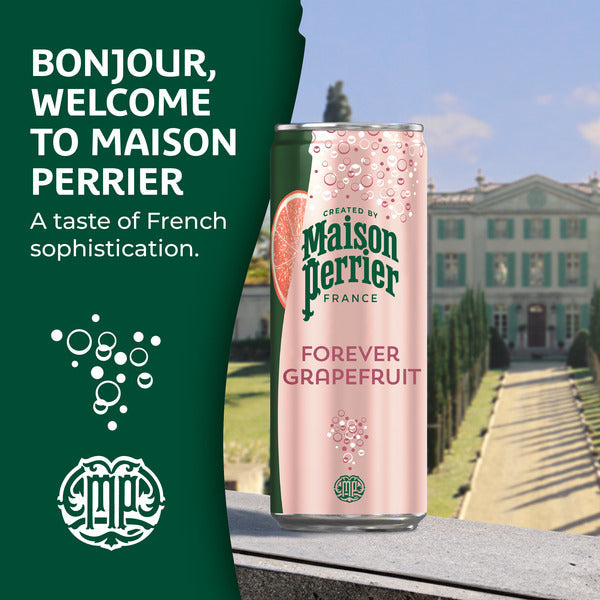 Maison Perrier Forever Grapefruit Flavored Sparkling Water