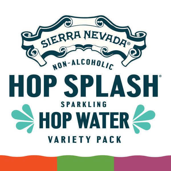 Sierra Nevada Hop Splash Non-Alcoholic Sparkling Hop Water Variety Pack 12 Pack 12oz Cans