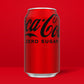 Coca Cola Zero Sugar Soda Cans