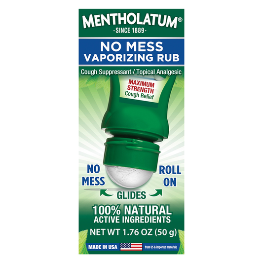 Mentholatum Vaporizing Rub, Maximum Strength, No Mess