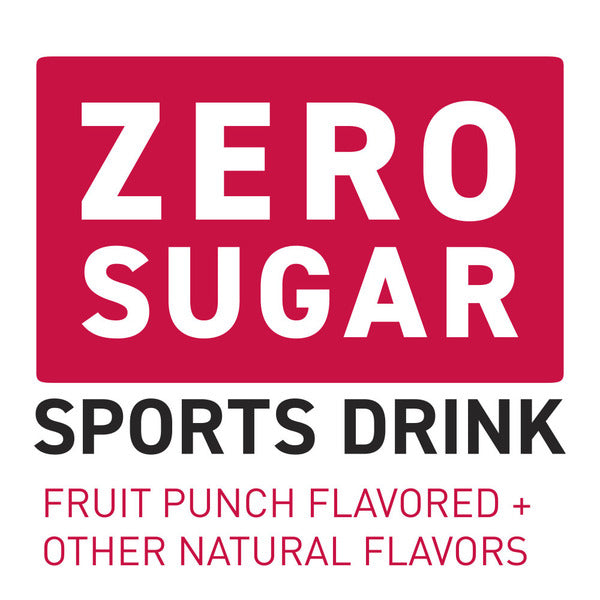 POWERADE Zero Fruit Punch Zero Sugar Sports Drink Bottles