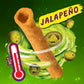 Takis Jalapeno 9.9 oz Sharing Size Bag, Pickled Jalapeno Flavored Hot Spicy Rolled Tortilla Chips