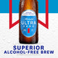 Michelob ULTRA Zero Non-Alcoholic American Lager Beer, 6 Pack 12 Fl Oz Glass Bottles