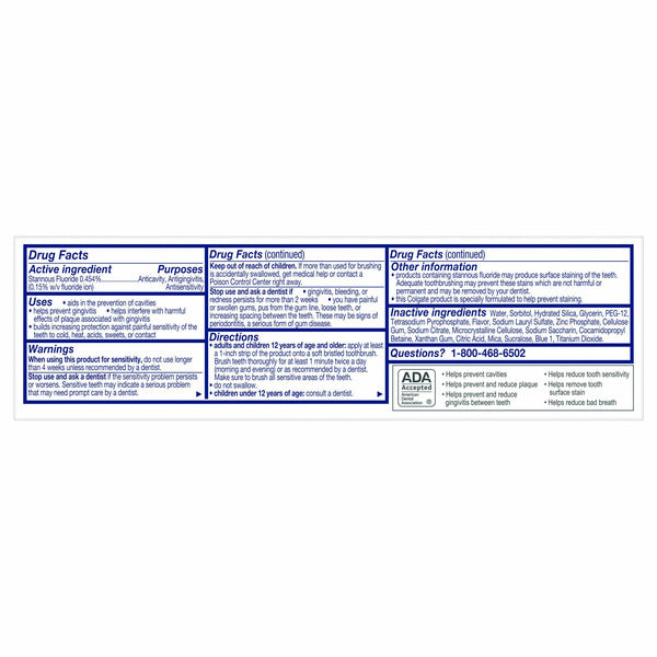 Colgate Total Whitening Toothpaste Gel with Fluoride, Multi-Protection