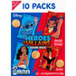 NABISCO Heroes And Villains Graham Snacks, Custom Cookies Variety Pack, Kids Snack Packs 10 oz