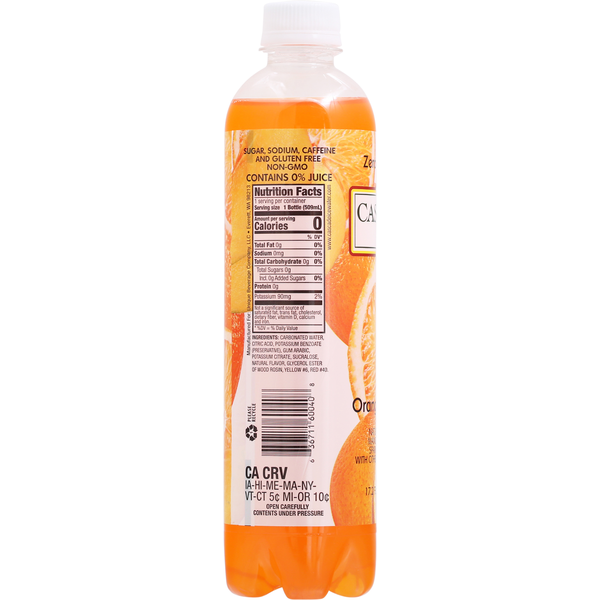 Cascade Ice Sparkling Water, Zero Calories, Orange Mango
