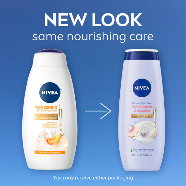 NIVEA Refreshing White Peach & Jasmine Body Wash