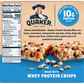 Quaker Protein Granola Bars, Cookies & Cream, 10g Protein